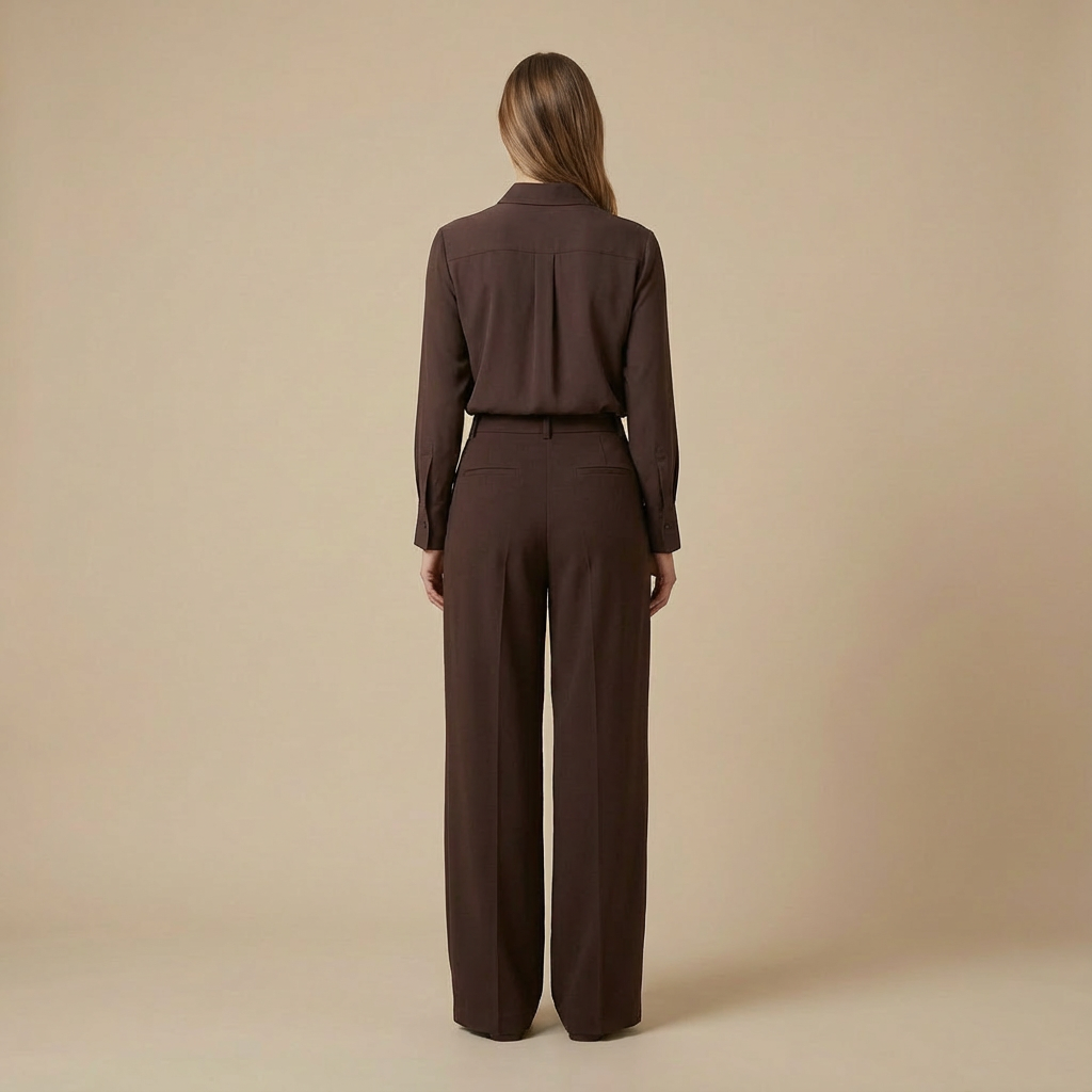 Damskie Spodnie Robocze | Szerokie Nogawki