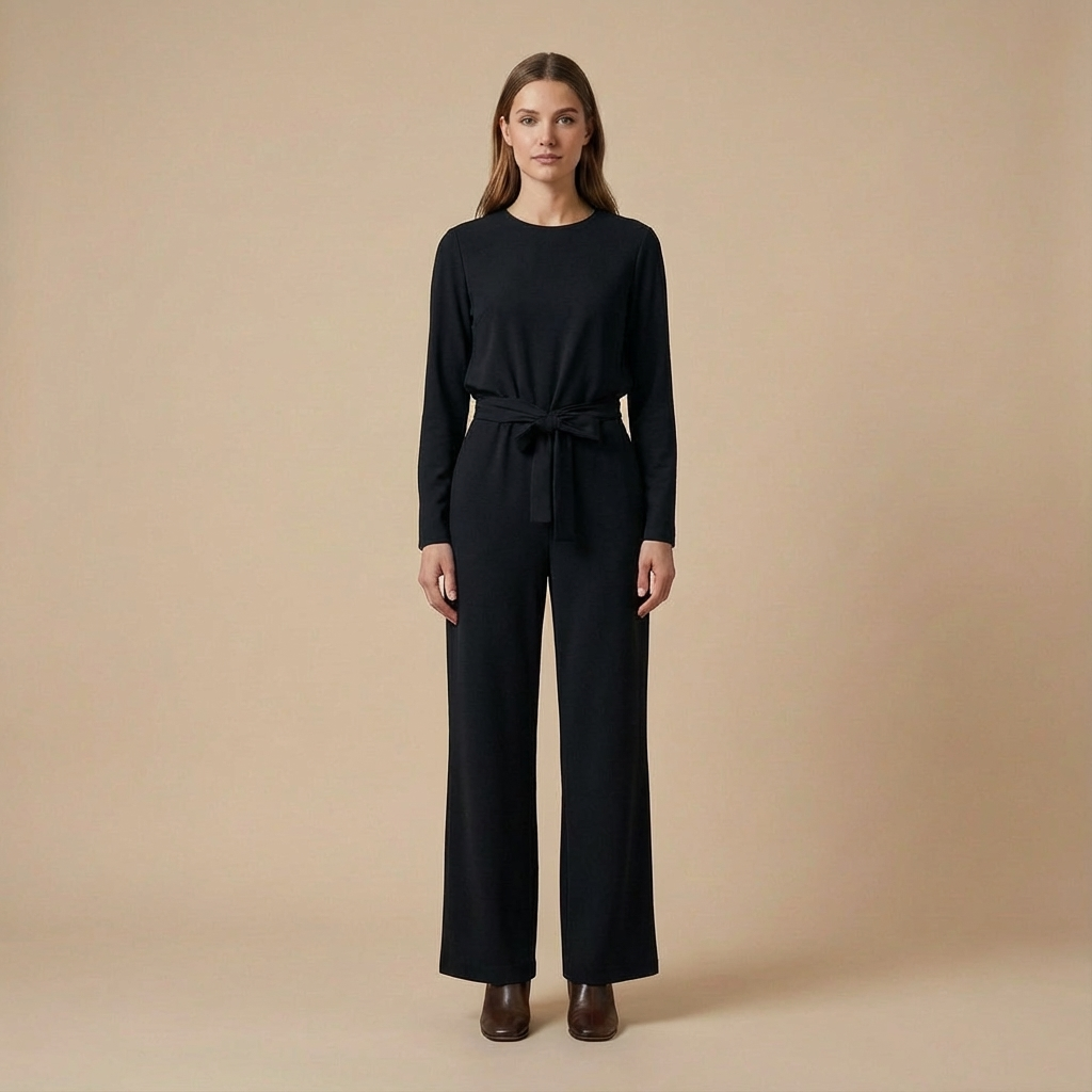 Damski Casualowy Kombinezon | Szerokie Nogawki