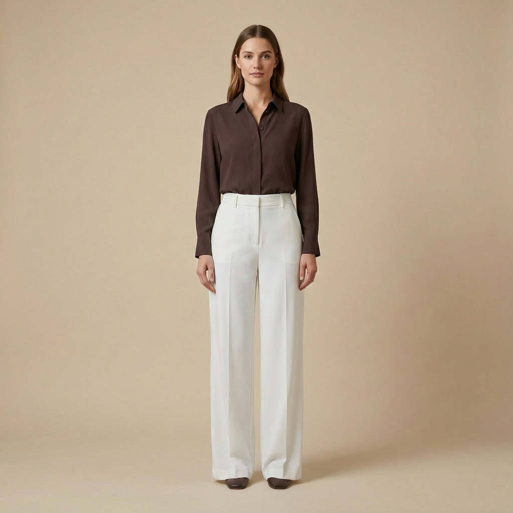 Damskie Spodnie Robocze | Szerokie Nogawki