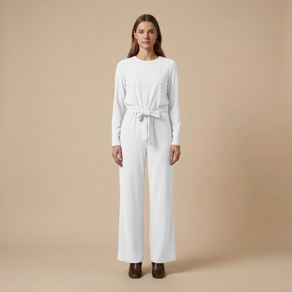 Damski Casualowy Kombinezon | Szerokie Nogawki