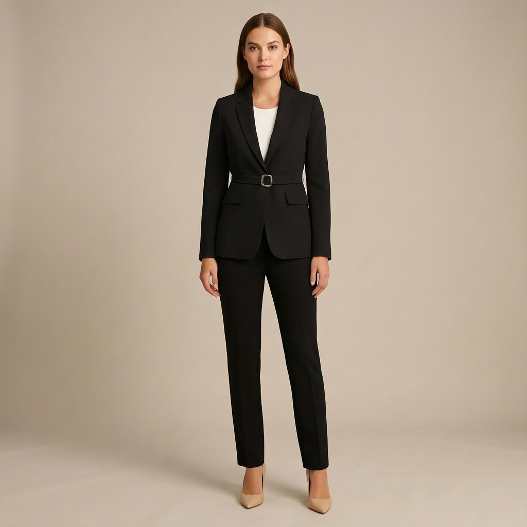 Damska Sukienka Zakietowa Z Długim Rękawem | Mini