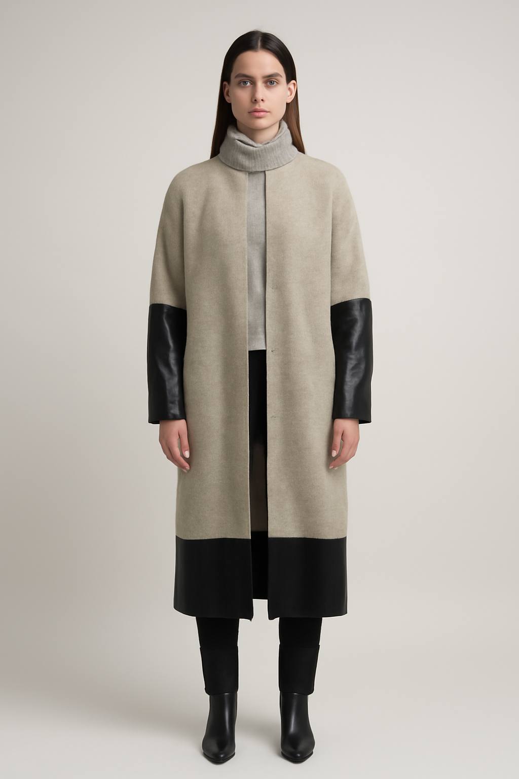 Damski Długi Kardigan | Oversize Kamizelka