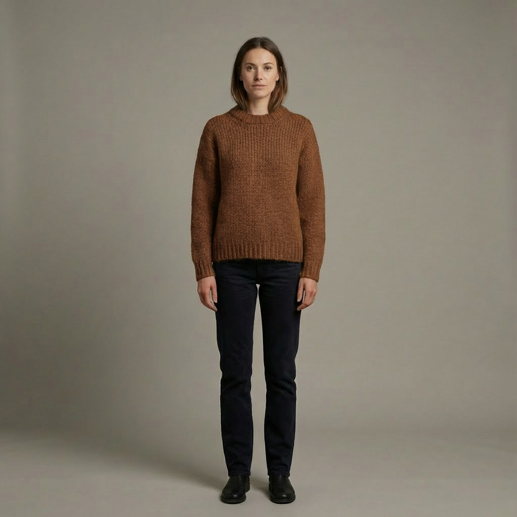 Damski Długi Sweter | Dzianinowy