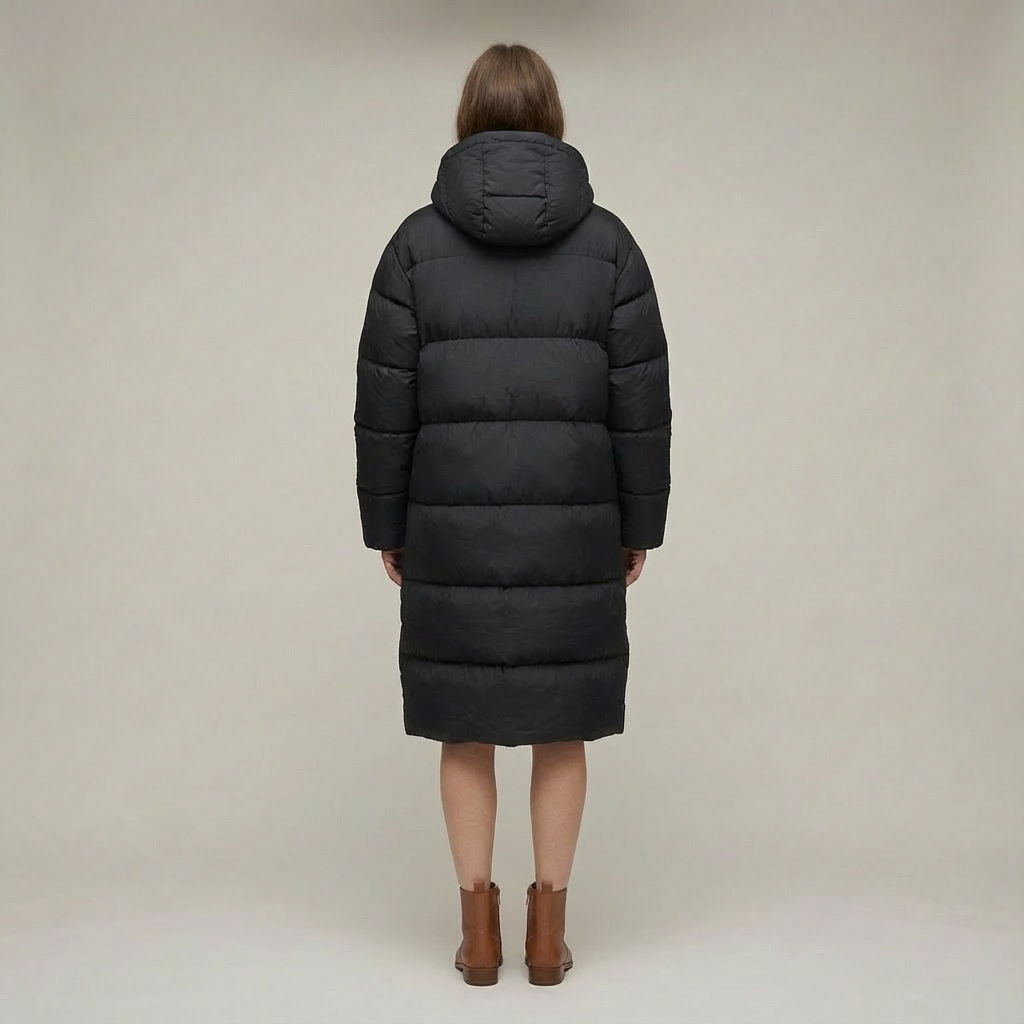 Damska Zimowa Kurtka Puchowa | Długa